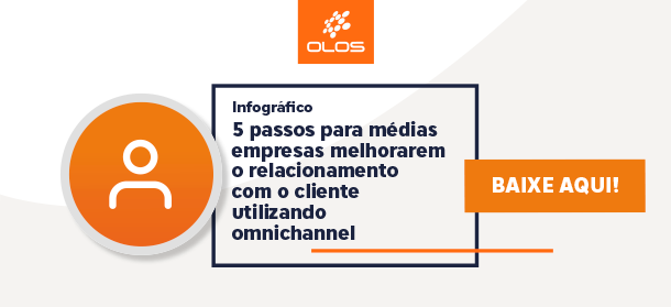 Baixe nosso infográfico e conheça os 5 passos para médias empresas melhorarem o relacionamento com o cliente utilizando omnichannel.