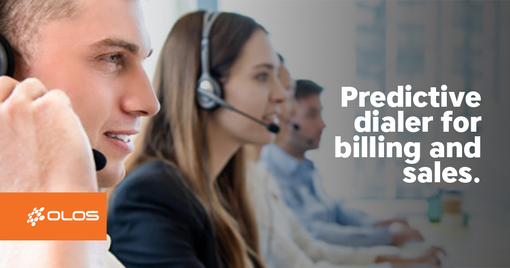 How can predictive dialer work for billing and sales?