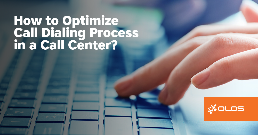 How to optimize call dialing process in a call center?